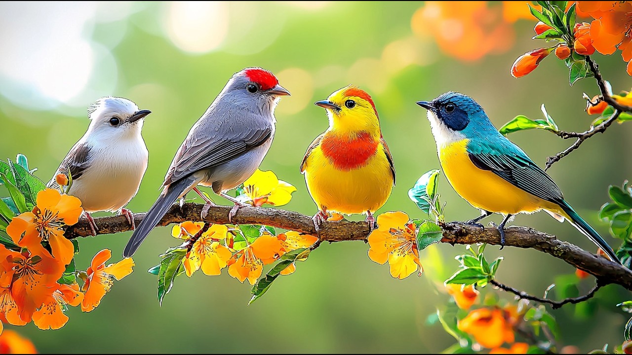 Workday Bliss Birdsong🕊️🕊️🕊️ & Piano for Stress Relief & Focus