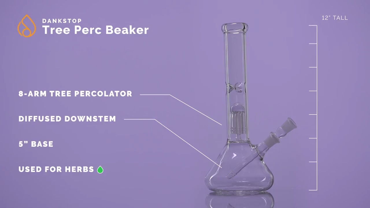 Dankstop - 8 Arm Tree Perc Beaker