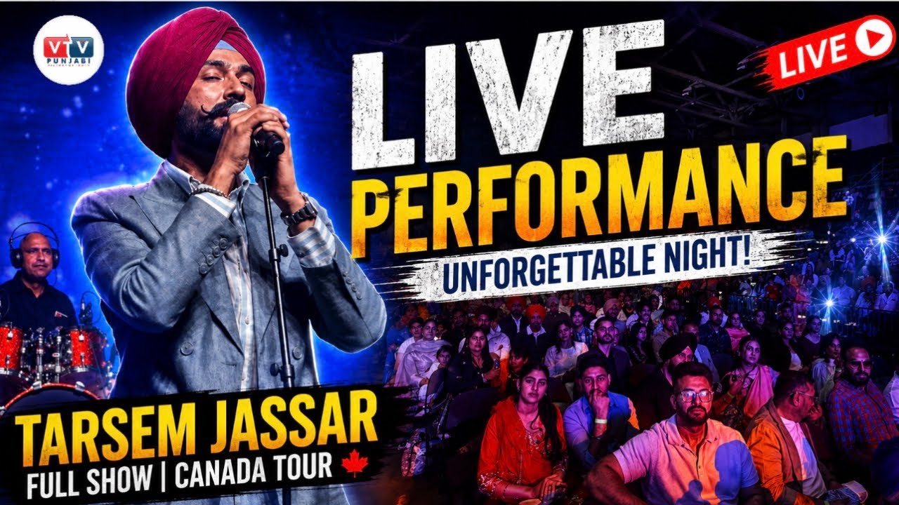 VTV PUNJABI Live Tarsem Jassar Show, Edmonton 2026
