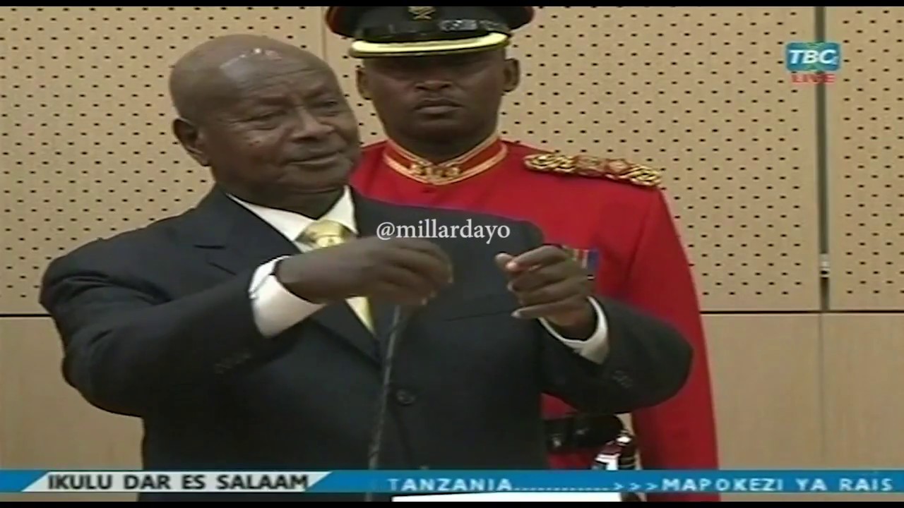 RAIS MUSEVENI ALIVYOHUTUBIA KWA KISWAHILI IKULU DSM