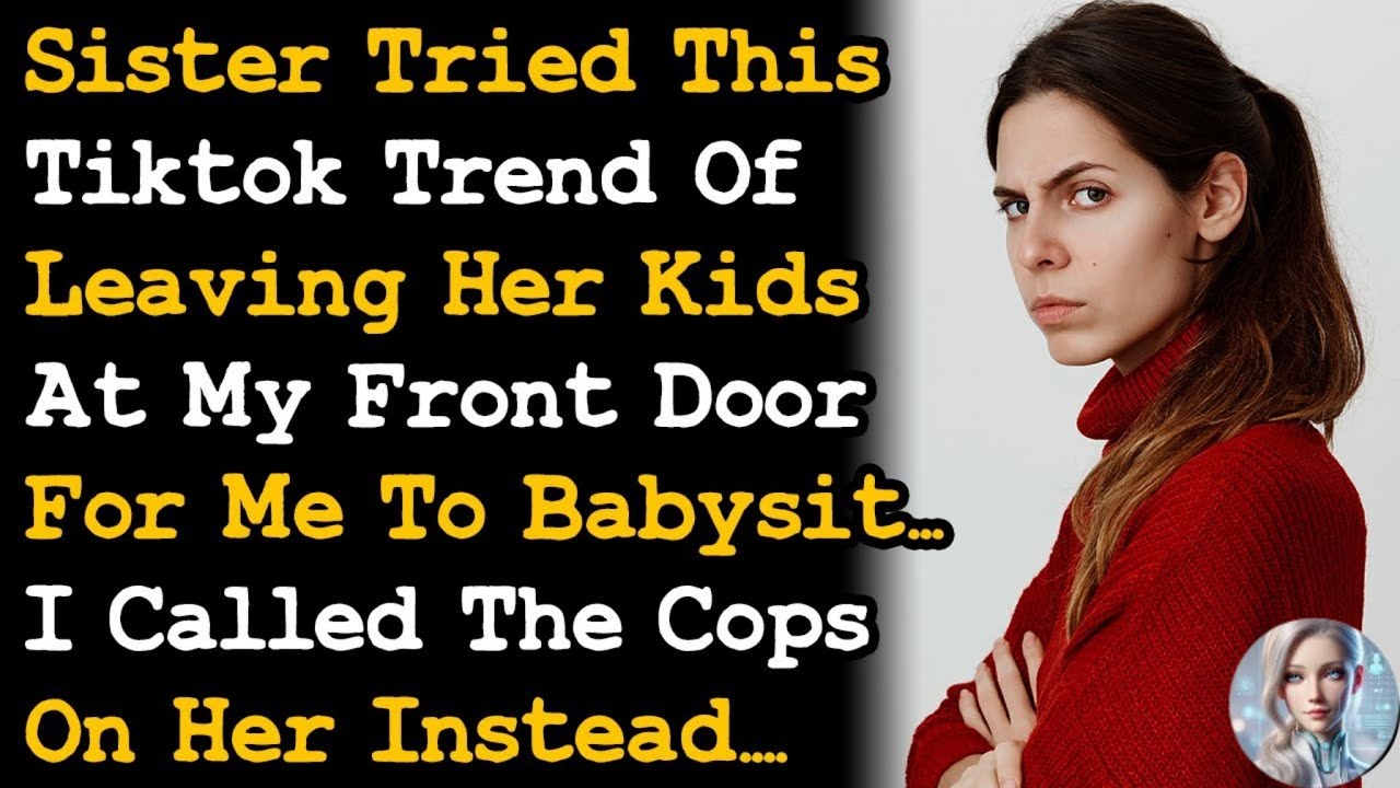 Sis Tried To Leave Her Kids At My Door To Babysit Like In TikTok, I Called The Cops Instead AITA