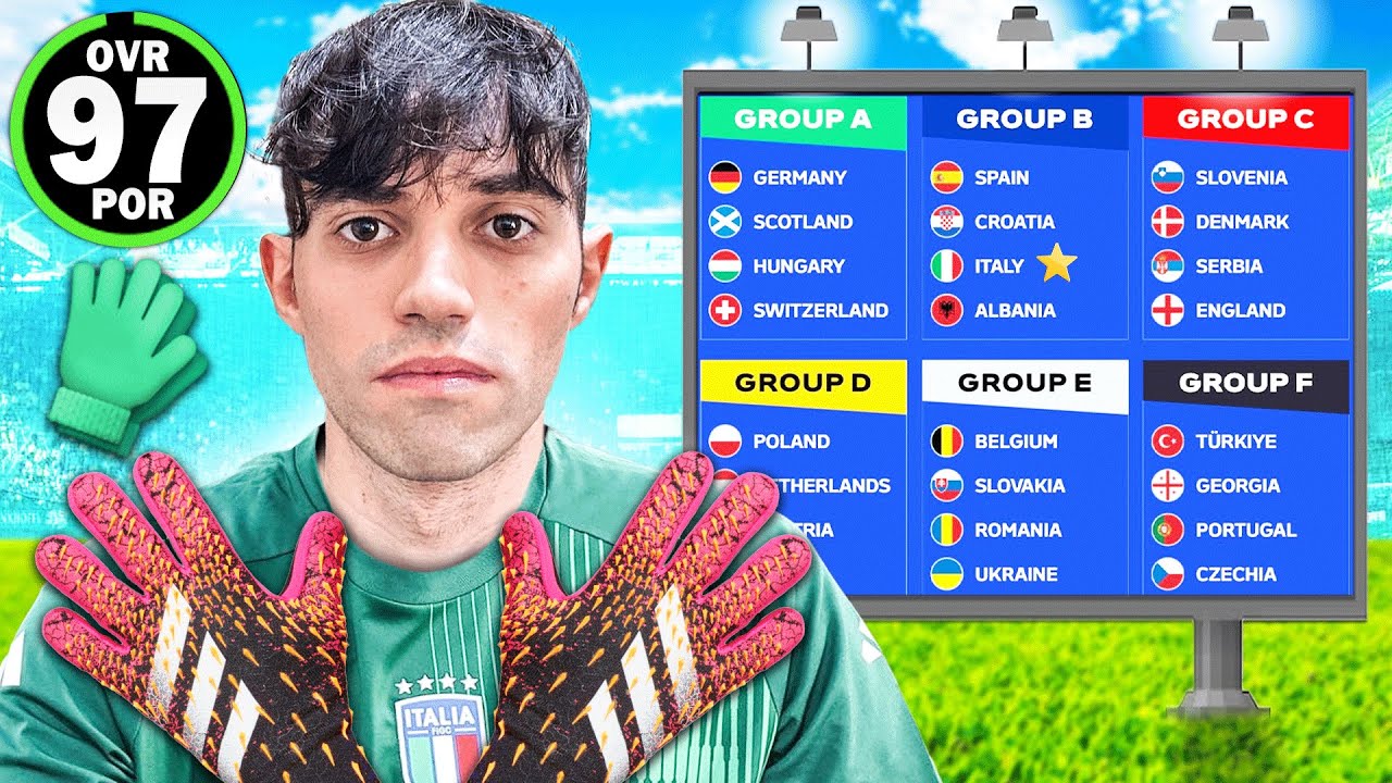 GIOCO L'EUROPEO DA PORTIERE DELL'ITALIA! *nuova modalità*