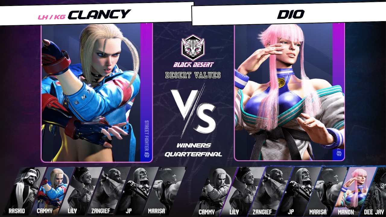 Desert Values Vol. 3 SF6 Winners Quarters - LH/KG | Clancy vs DIO