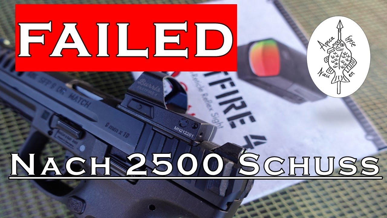 Burris Fast Fire 4 update Nach 2500 Schuss kaputt
