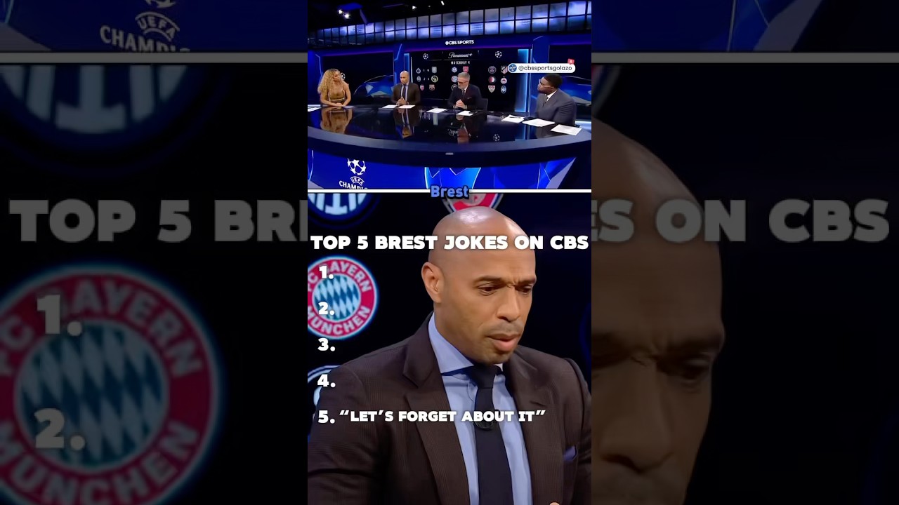 Top 5 Brest jokes on CBS SPORTS. Subscribe for more. #football #brest #cbssports #ucl #funny #fyp