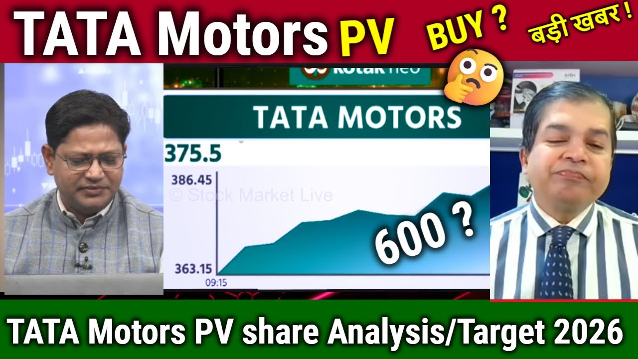 TATA Motors share news today,tmpv buy or sell ?,tata motor PV Share Analysis,Target 2030,Split news