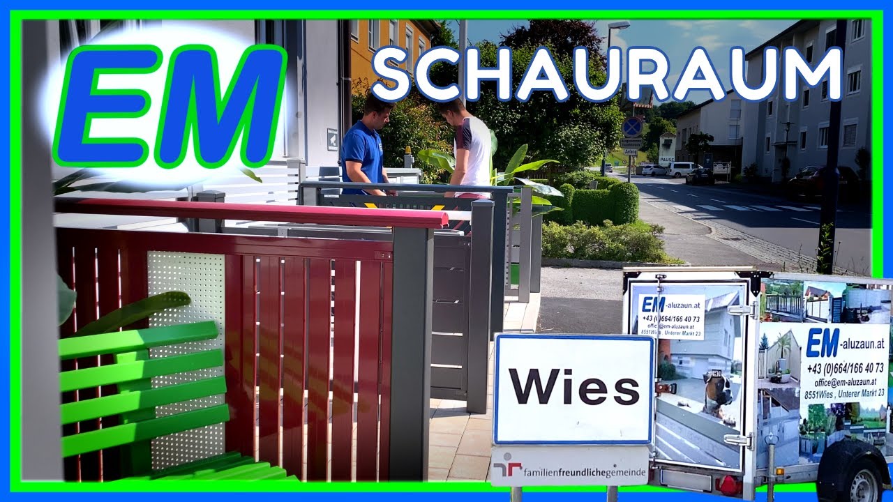 EM-ALUZAUN, Schauraum Wies. Für jeden was dabei!