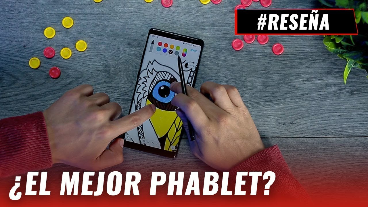 Samsung Galaxy Note 8. Обзор на испанском языке.