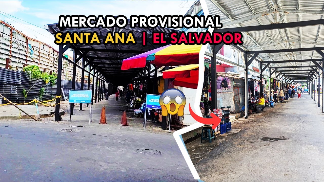MERCADO SANTA ANA YA Cuenta CON GALERA PROVISIONAL⚠️​😱​ || Seguridad Para SOL Y LLUVIA