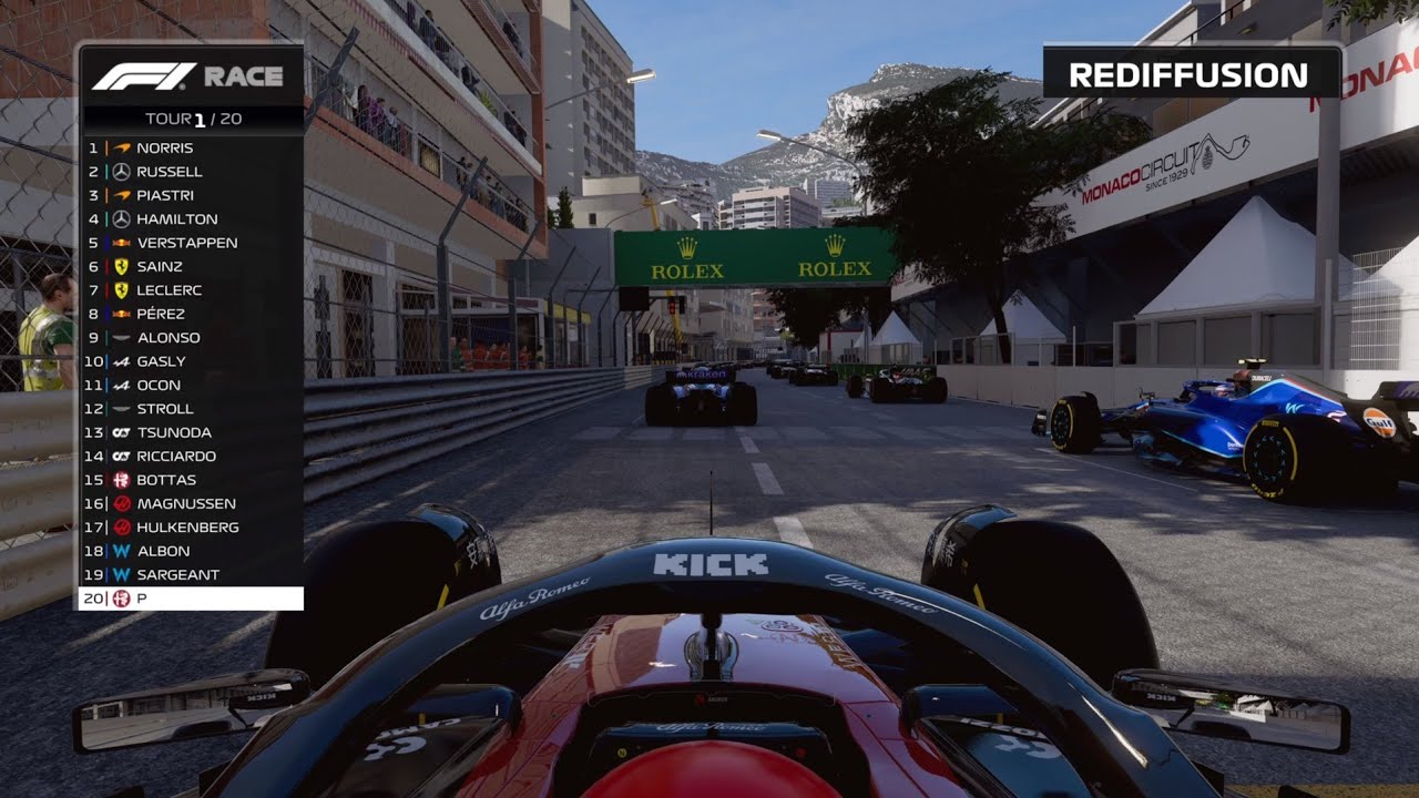 Enfin un bonne course !!  | GP de Monaco | Mode carrière F1 23 #07 | Avant course + Course + Podium