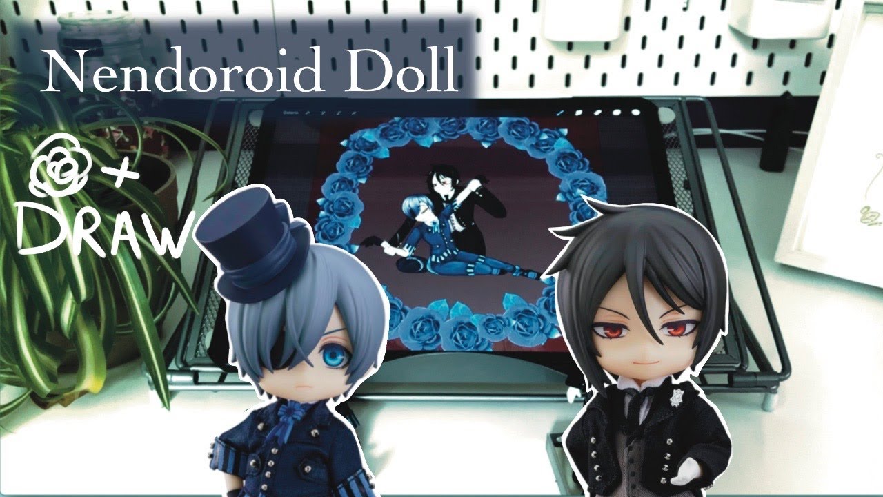 Unboxing Ciel Phantomhive & Sebastian Michaelis Nendoroid Doll + Draw with me 🍵