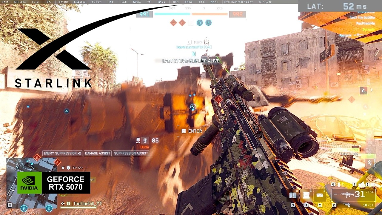 Starlink Gaming Test | Battlefield 6 Multiplayer Gameplay