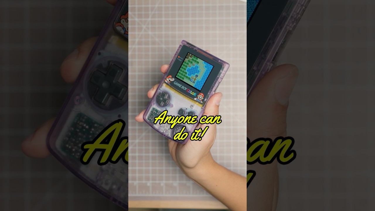 The EASIEST Screen Mod for your Gameboy Color!! (Beginner Friendly)