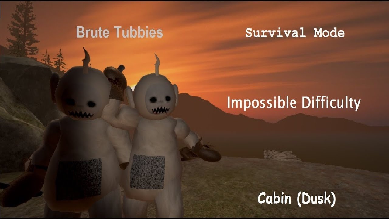 Slendytubbies 3 - Survival Mode | Cabin (Dusk) [Impossible Difficulty]