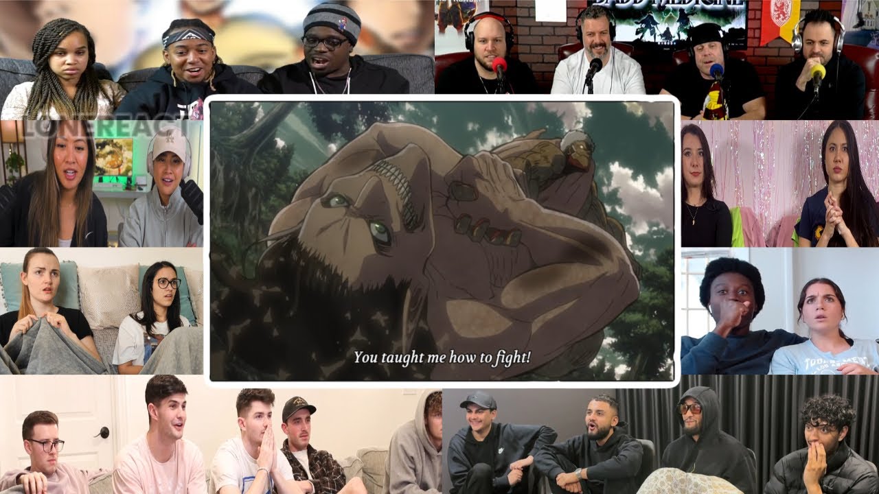Eren vs Armored Titan Scene - Attack on Titan S2 Ep7 | Reaction Mashup