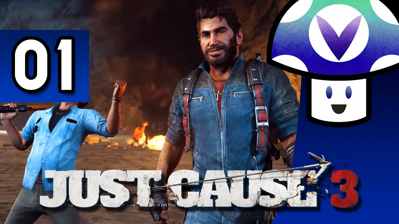 [Vinesauce] Vinny - Just Cause 3 (part 1) + Art!
