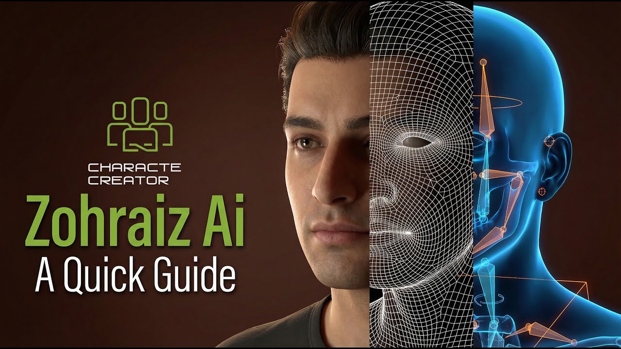 ZOHRAIZ AI - Создание 3D-модели человека