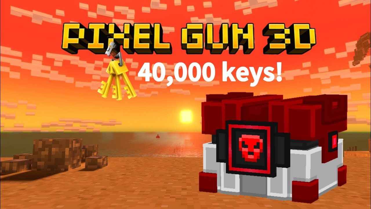40,000 keys chest opening in - pixel Gun 3d!!