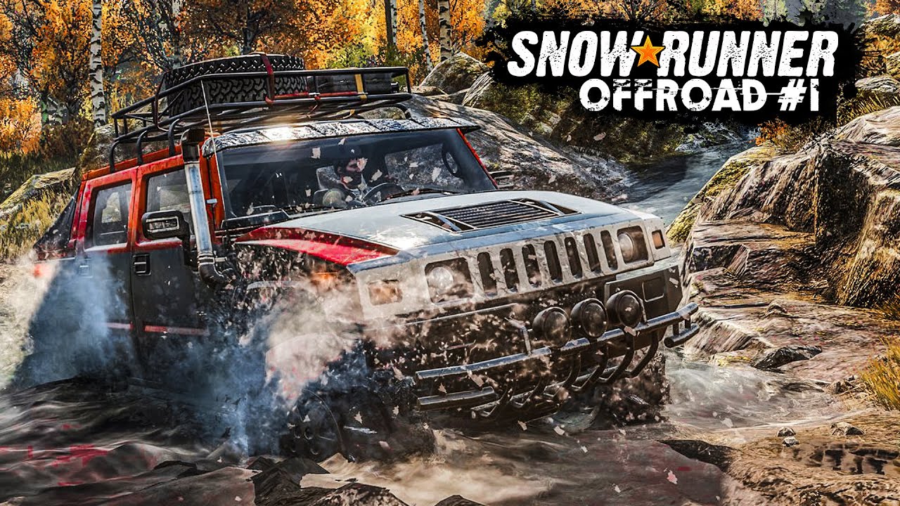 SNOWRUNNER #1: Brückenbau: schwer beladen durch den Matsch! | OFFROAD Simulation