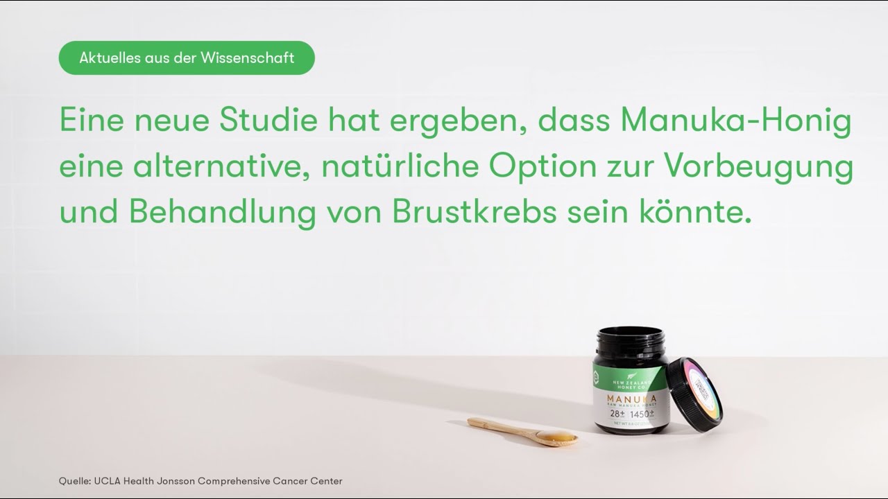 NZHC: Manuka-Honig & Brustkrebsforschung | UCLA-Studie