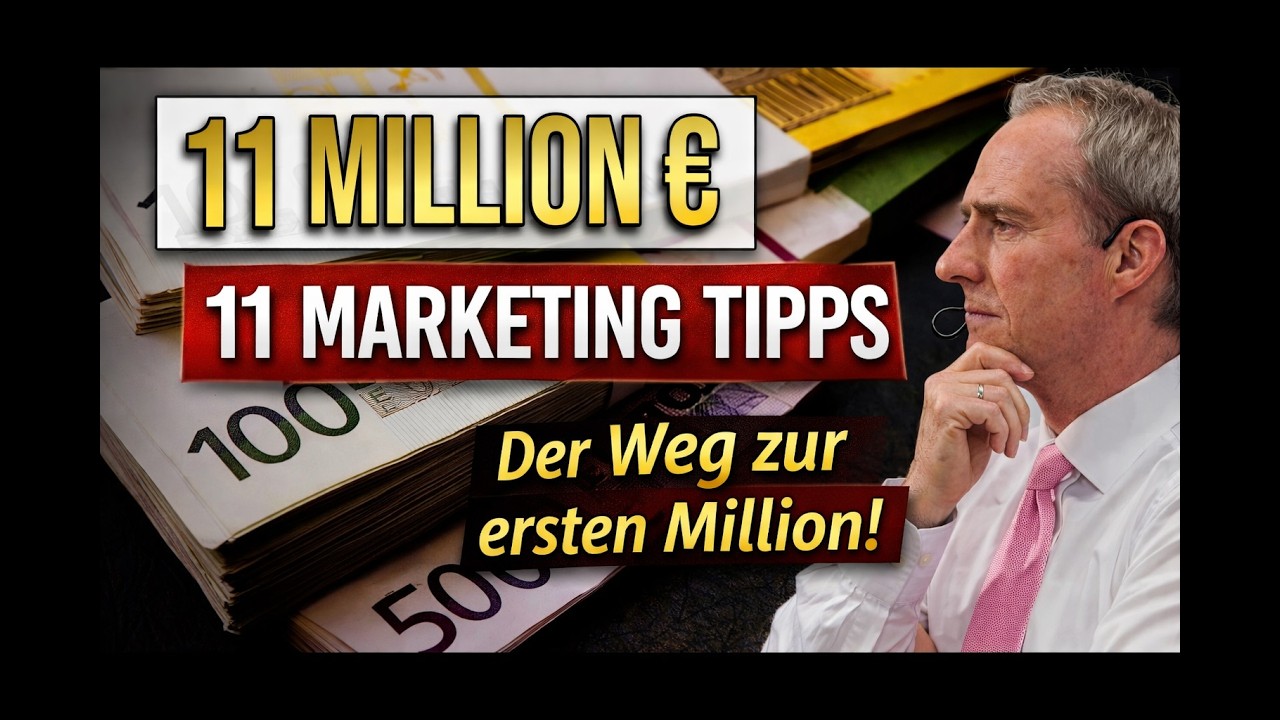 „Der Weg zur ersten Million € – 11 Marketing Tipps für mehr Erfolg“