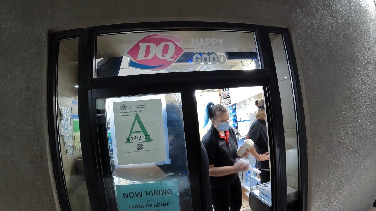 Dairy Queen Drive-Thru, Banana Malt, 5050 N Central Ave, Phoenix, Arizona, 25 October 2021, NGH