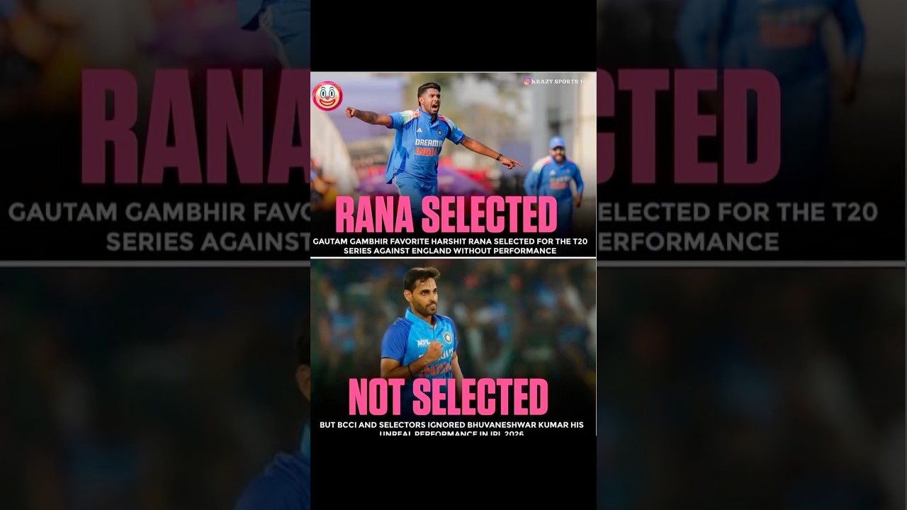 BCCI's biased selection 🤔 #harshitrana #bcci #gautamgambhir
