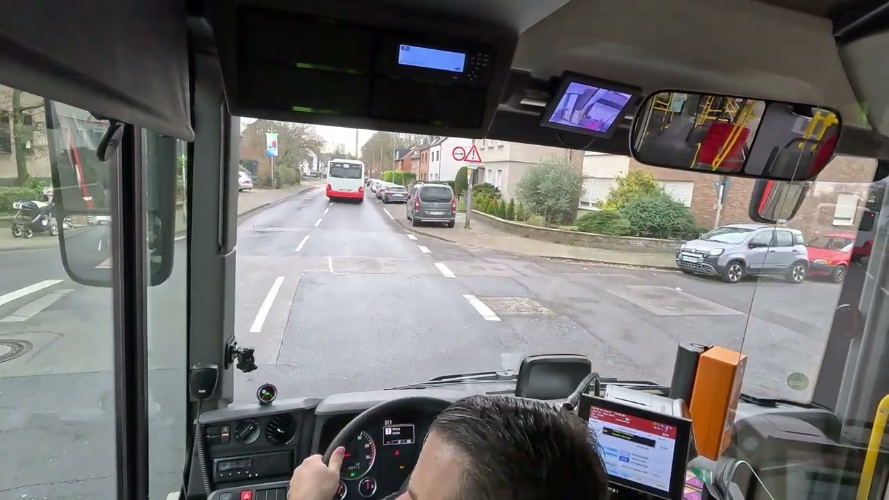 Onboard Route 885 from Dormagen Marktplatz to Delrath - MAN Lions City 12 meter