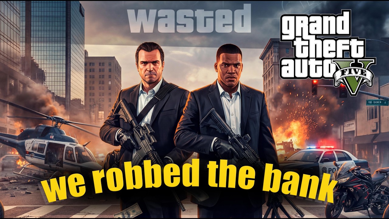 WE ROBBED THE BANK l #gta5 #gta #gtav #gtaonline #gaming #game #shorts