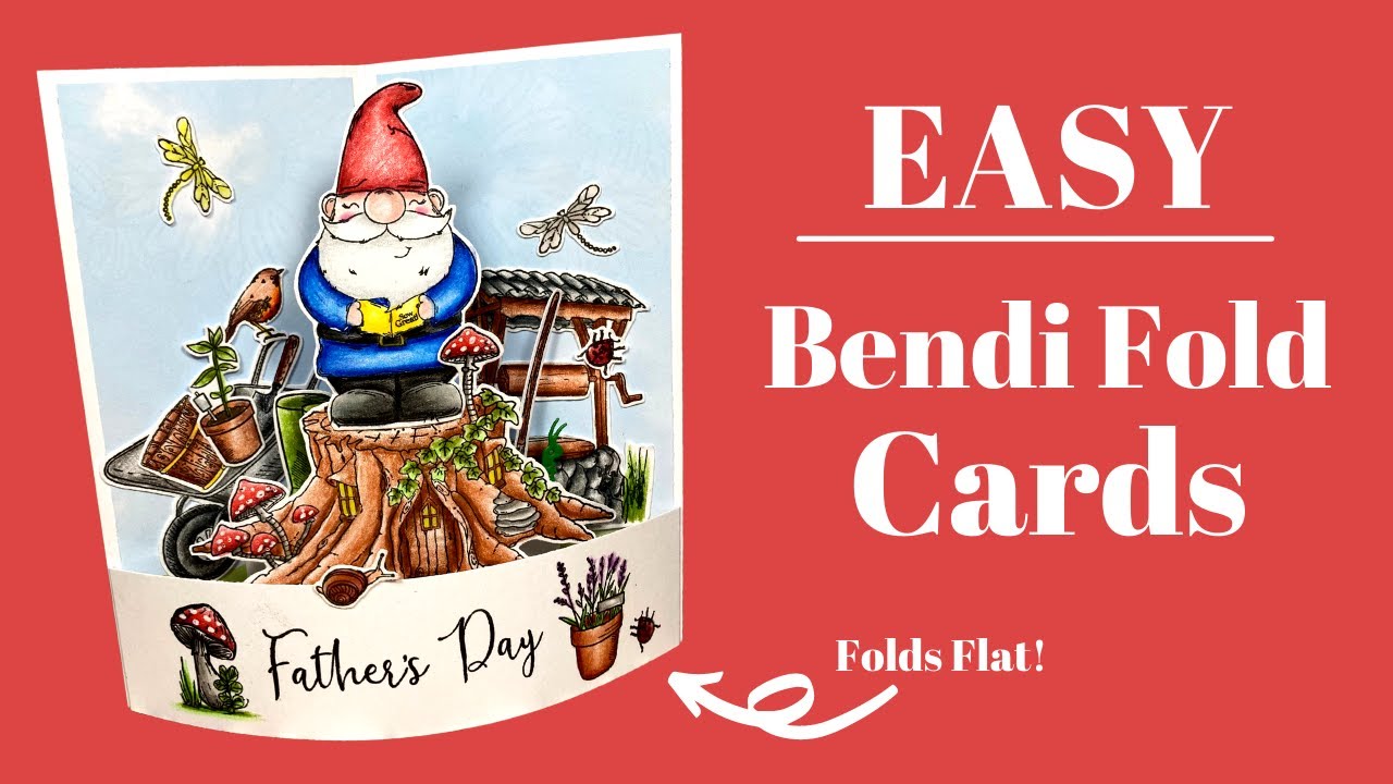 😍 Make the Cutest Bendy/Bendi Fold Card!