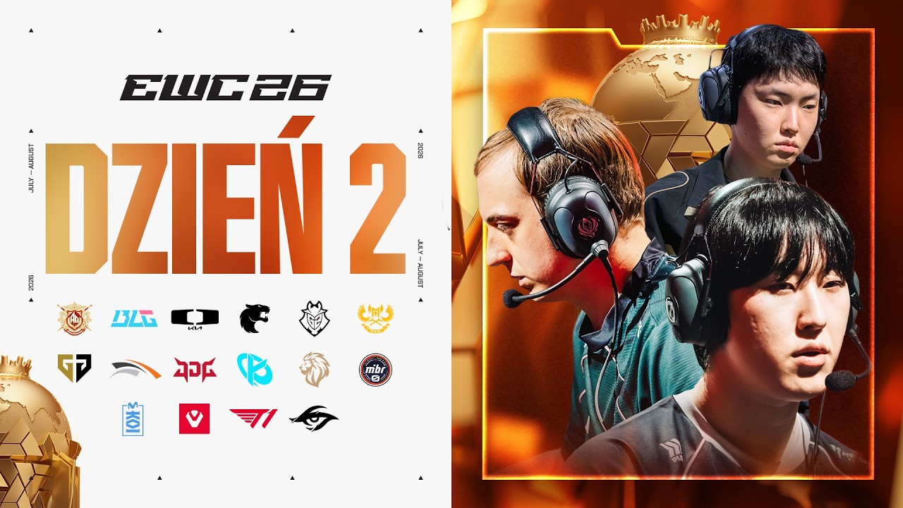 🔴EWC 2026 LEAGUE OF LEGENDS DZIEŃ 2 FAZA GRUPOWA🔴