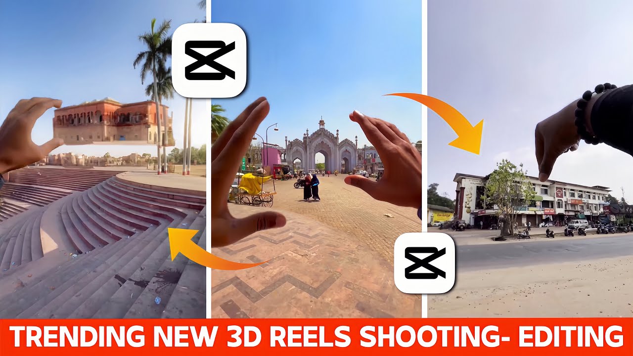 TRENDING 3D REELS VIDEO EDITING- CAPCUT | CAPCUT VIDEO EDITING