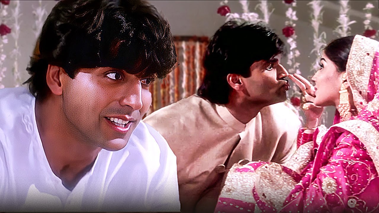 Bhai Ki Pehli Raat Main Chota Bhai Bana Kabab Main Haddi | Sunil Shetty, Akshay K, Sonali B