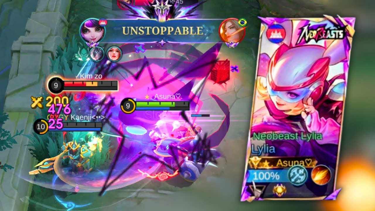 Neobeast Lylia Cooldown Reduction Build!! 🔥 | Mobile Legends