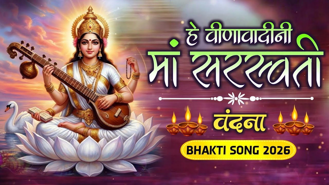 माँ सरस्वती वंदना : पढ़ाई में सफलता के लिए शुभ वंदना | Saraswati Vandana | Bhakti Song Full HD