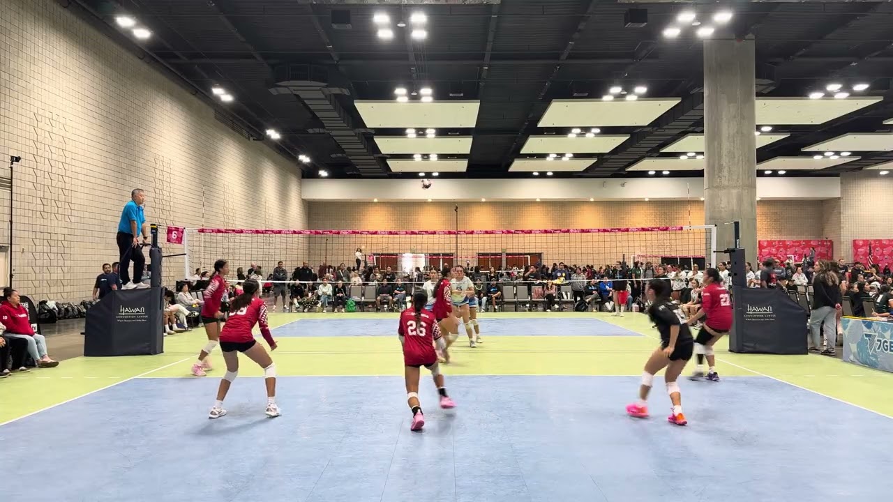 Kaulukoa coach James 14u vs hammers 14 Lena set 2