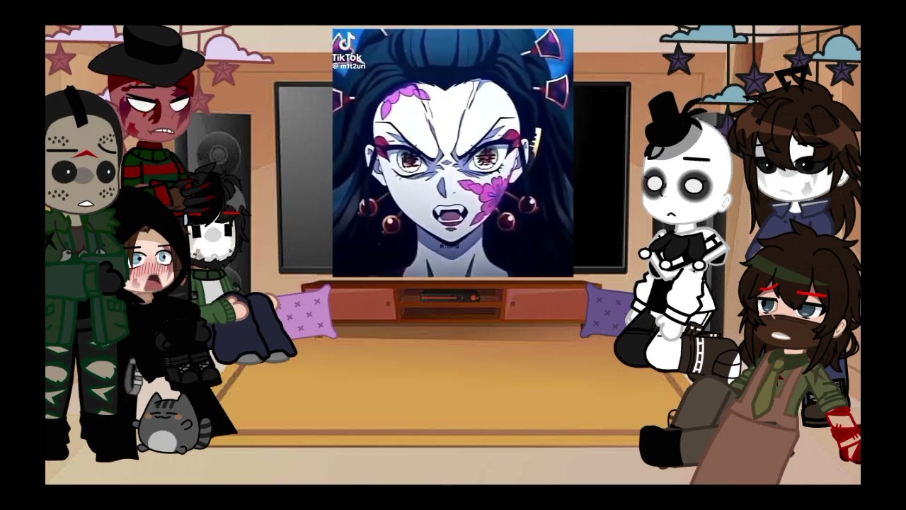 Slashers' react to S/n as 👘 🌸Nezuko Kamando |Demon slayer|(thanks19k💖)||angst?||