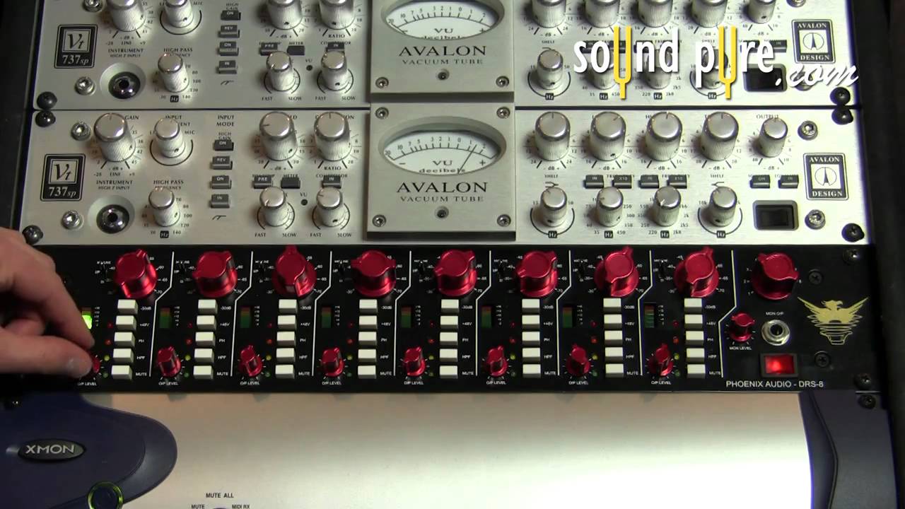 Phoenix DRS8 Mic Preamp Electric Guitar Demo