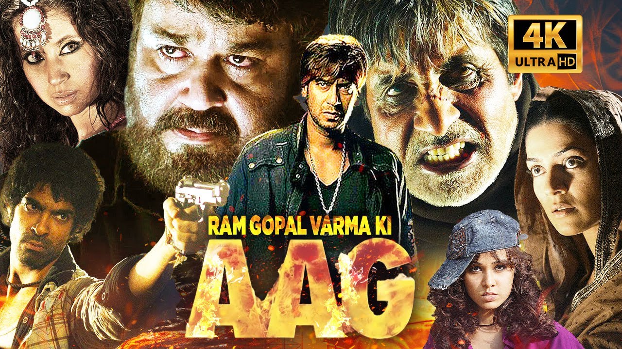 Aag (2007) Full Hindi Movie 🔥 Amitabh Bachchan, Ajay Devgn, Mohanlal | Bollywood Action 4K HD