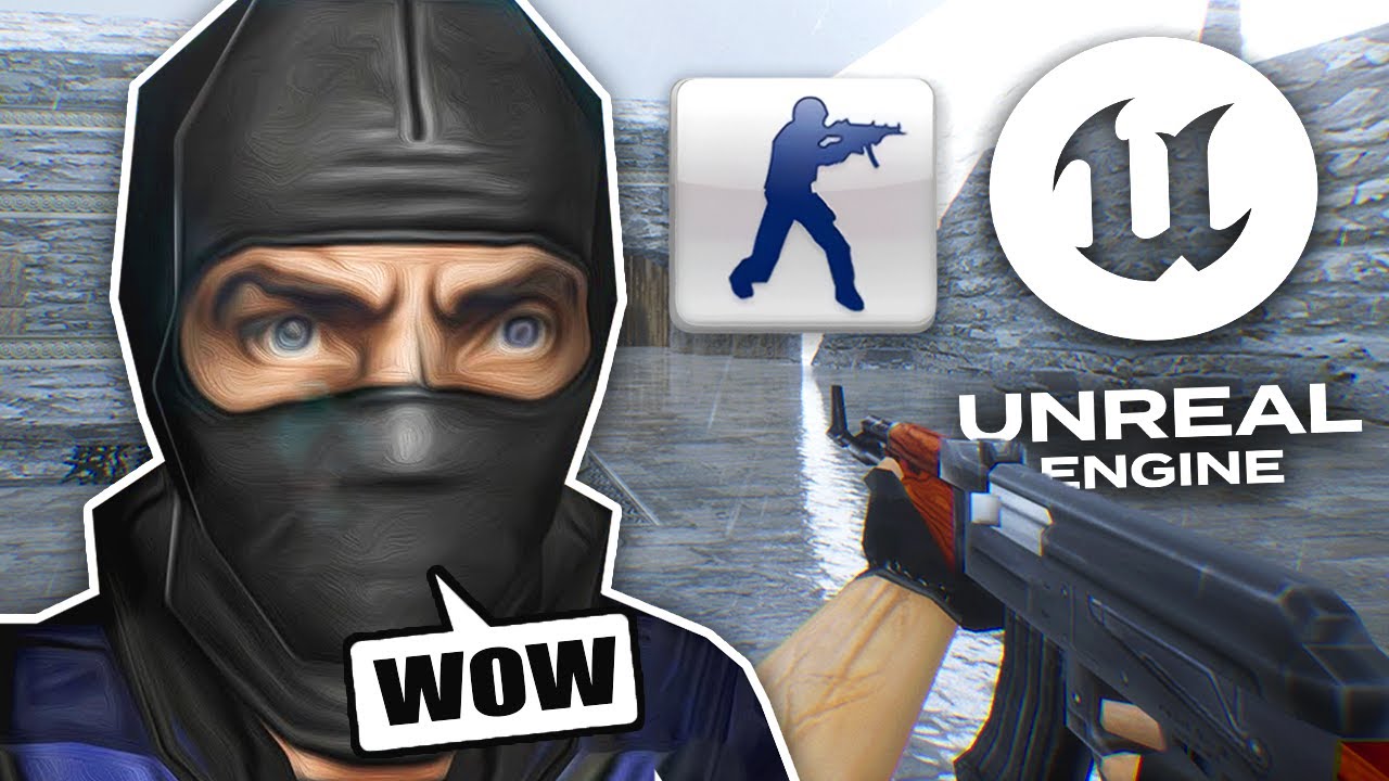 CS 1.6 PERO en UNREAL ENGINE 5