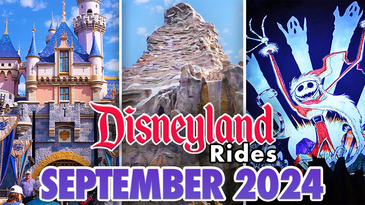 Disneyland Rides - September 2024 POVs [4K60 FPS]