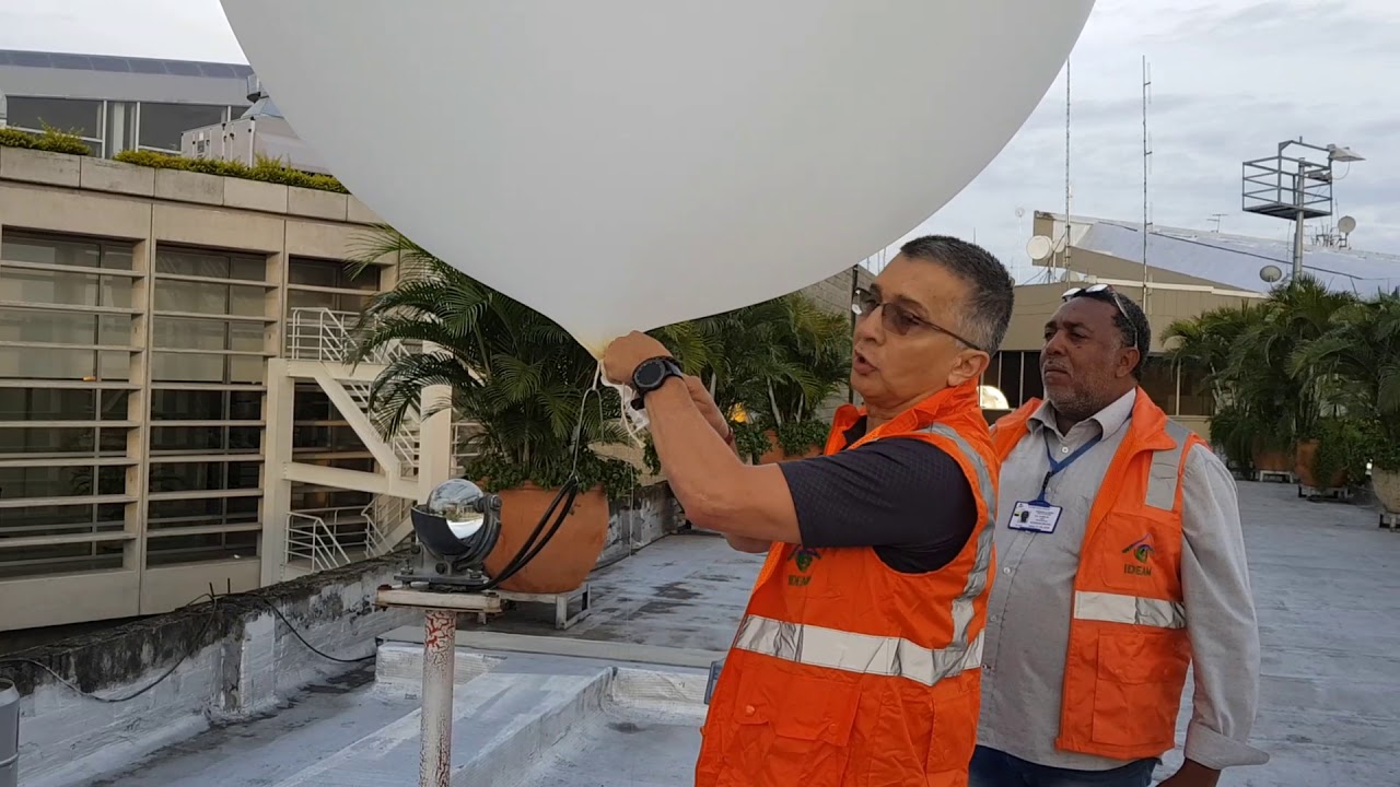 Proceso de lanzamiento de Radiosonda