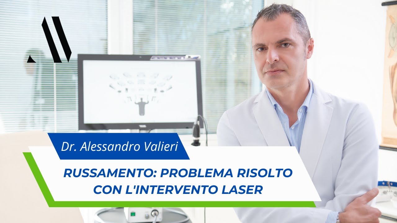 Russamento: problema risolto con l'intervento laser