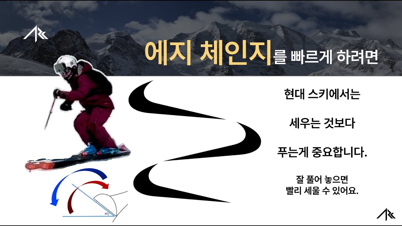 에지 체인지를 빠르게 하기 위해서는 천천히 하세요? - ARCski 다시 생각해보기
