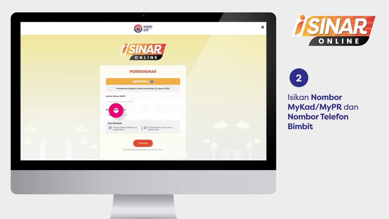 I-SINAR TUTORIAL LENGKAP #PERMOHONANONLINE