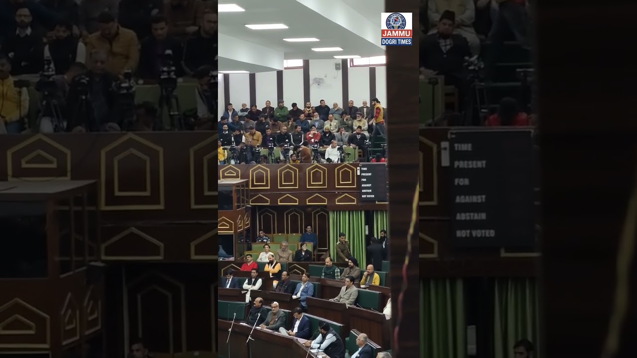 विधानसभा में उपराज्यपाल के अभिभाषण पर अपनी बात रखते विपक्ष के नेता सुनील शर्मा