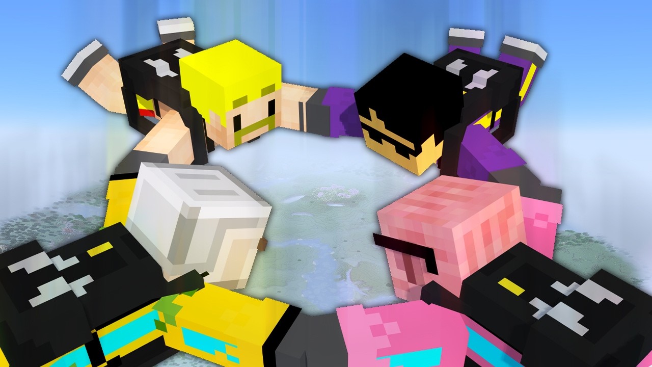 とびだせ！スカイダイビング選手権【マイクラ】