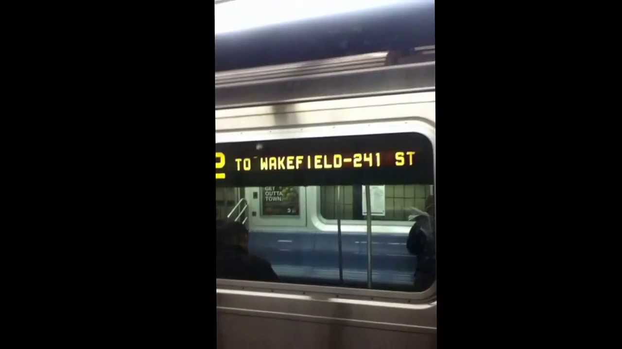 iPod touch video. An R142A makes it's way onto the 2 line.