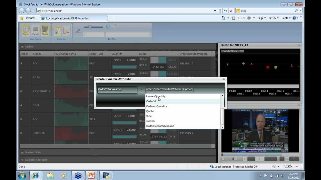 DLR Integration in WPF or Silverlight - A Capital Markets Application