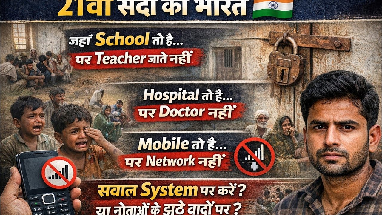 21वीं सदी का भारत  ? 🤔 ऐसा गांव जहाँ स्कूल बंद, सड़क नहीं ,4G-5G नहीं, अस्पताल नहीं | 